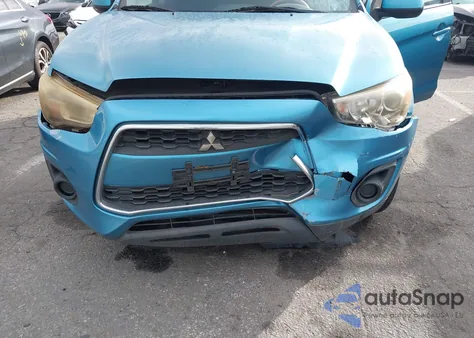 2014 Mitsubishi Outlander Sport Es z USA, uszkodzony, nr VIN 4A4AP3AU1EE004970